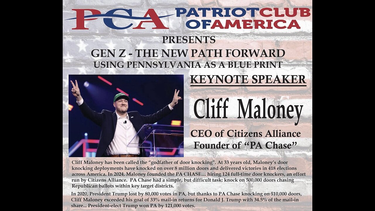 PCA - Cliff Maloney - Ballot Chase