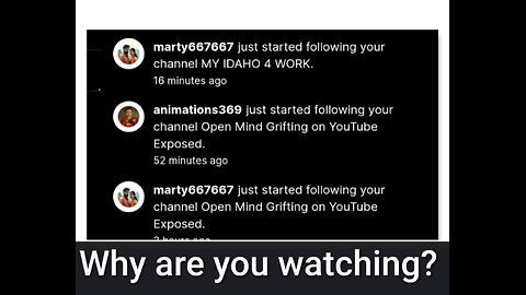 3/16 Evidence of Unwanted Loitering for Notifications & Obsessive Multiple Accounts Stalking