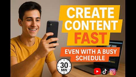 Make 3 Videos Every Week in Under 2 Hours. Even with a Busy Schedule