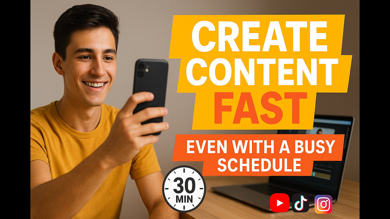 Make 3 Videos Every Week in Under 2 Hours. Even with a Busy Schedule