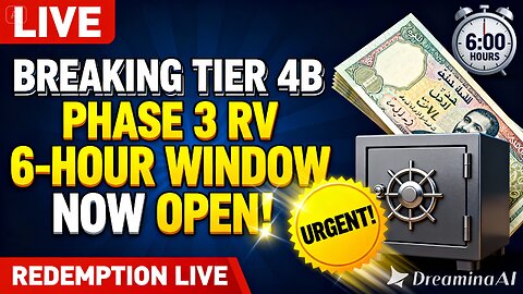 🚨 Breaking Tier 4B Phase 3 RV LIVE — 6-Hour Redemption Window Open! 💥 💥 Iraqi Dinar News 2025