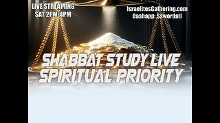 Spiritual Priority - Israelites Gathering Bible Study Live
