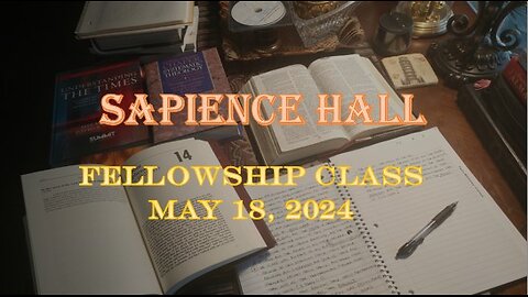 Sapience Hall - Sunday School - Fellowship Class - May 18, 2025 - John MacArthur-s "Mishandled"