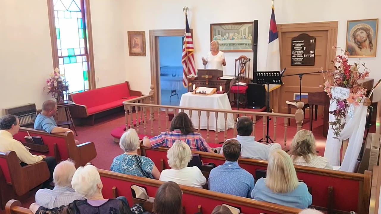 Vernon Chapel Sunday Service (Matt. Ch.13:1-13 Sowing Seeds) led by Brenda Lewis 7/20/2025
