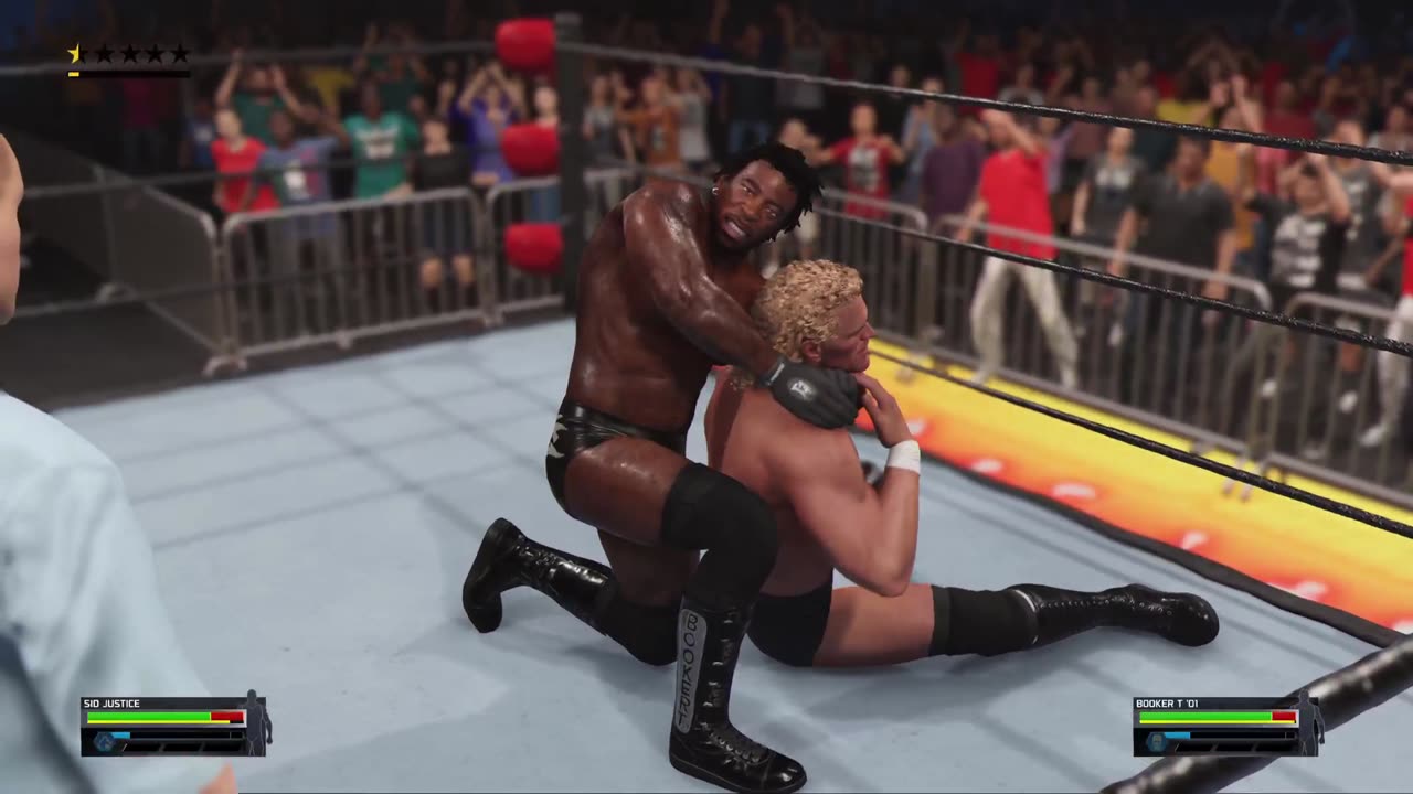 WCW 2K25 Legends Match | Sycho Sid VS Booker T