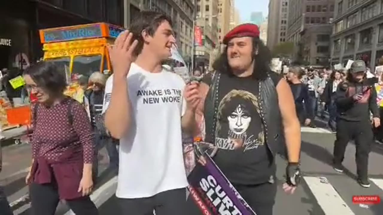 Nick Shirley interview with a man marching for Curtis Sliwa for Mayor