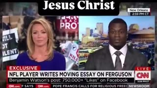 CNN CUTS OFF former NFL player Ben Watson after he mentions Jesus Christ..