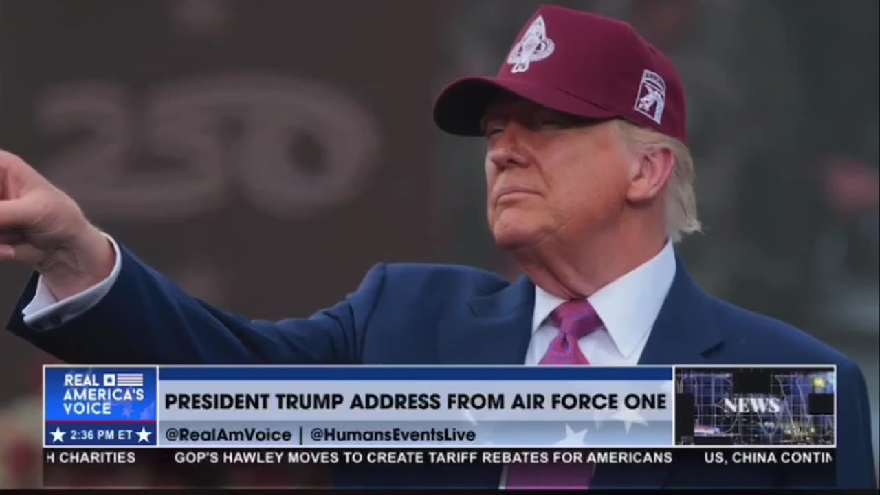 Present Trump answers a Epstein question