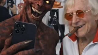 How many public cult figures do you recognise in this devlish AI video?