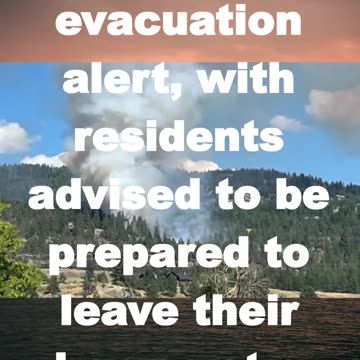 Wildfire near Kelowna airport being held, nearby homes evacuated