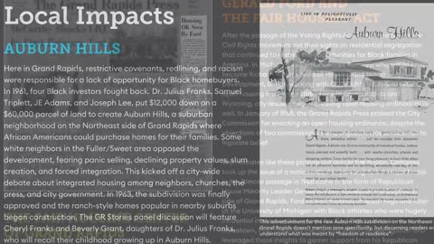 Living in Grand Rapids A Historic Look at Red Lining with Grand Rapids Public Museum