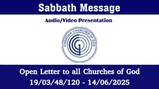 Sabbath Message B (Audio) for 19/03/28/120 - 14/06/2025
