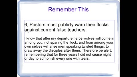 6-29-2025 “Men of God, Be the Leaders God Has Called You to Be” Acts 20:17-36