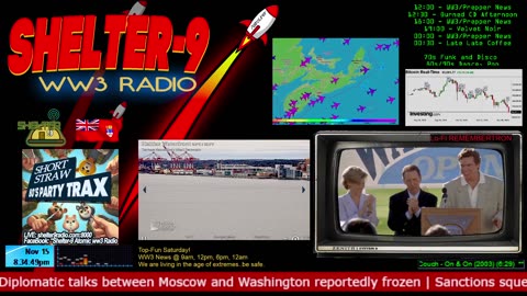 LIVE 24/7 Music/Wx/Prepping/WW3-News