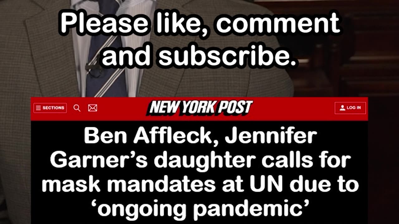 Ben Affleck, Jennifer Garner’s daughter calls for mask mandates at UN