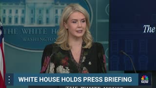White House holds press briefing Karoline Leavitt