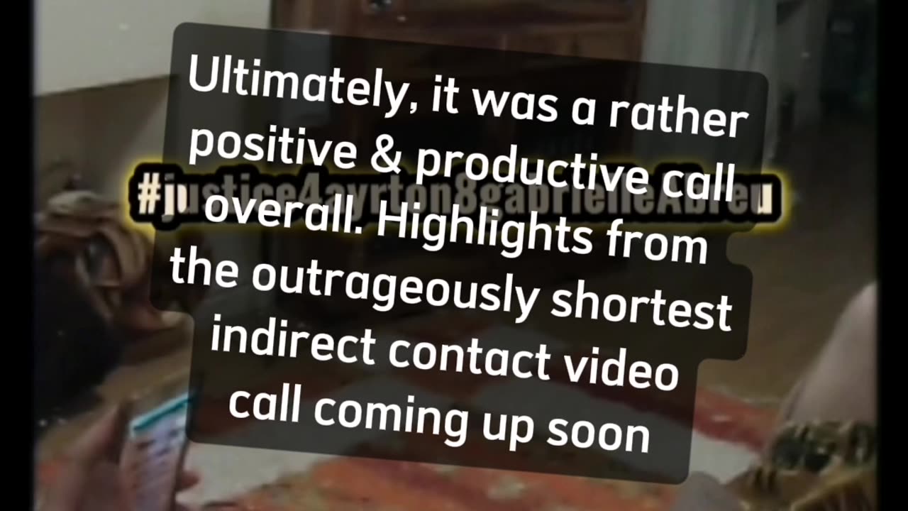 May indirect contact video call number 3 conclusion, part 3