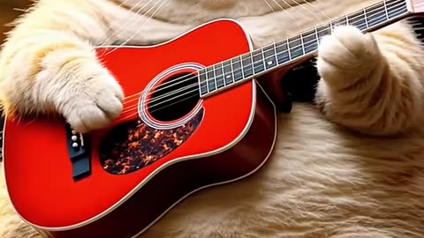 GATO ACÚSTICO 🤩🤩🤩 #violao #cat #ia #cover #instrumental #acustico #c