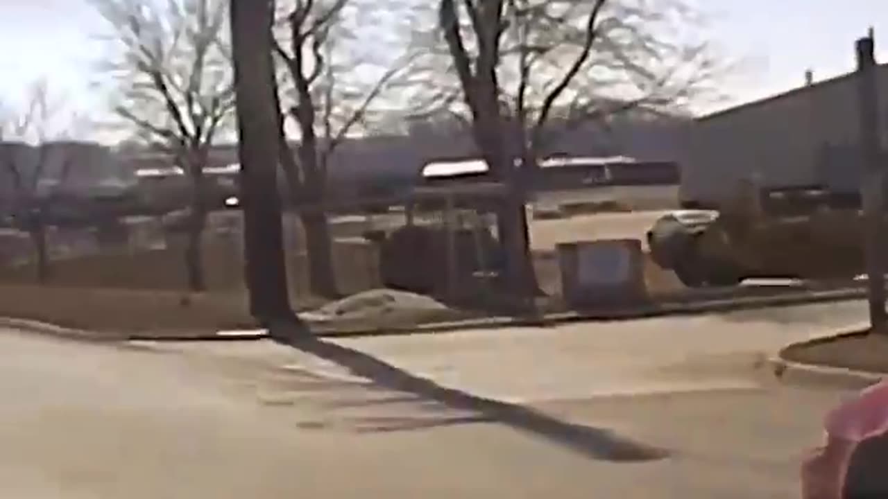 Officer tells the jogger driver to STOP the vehicle as the cop is on the hood and going for a ride