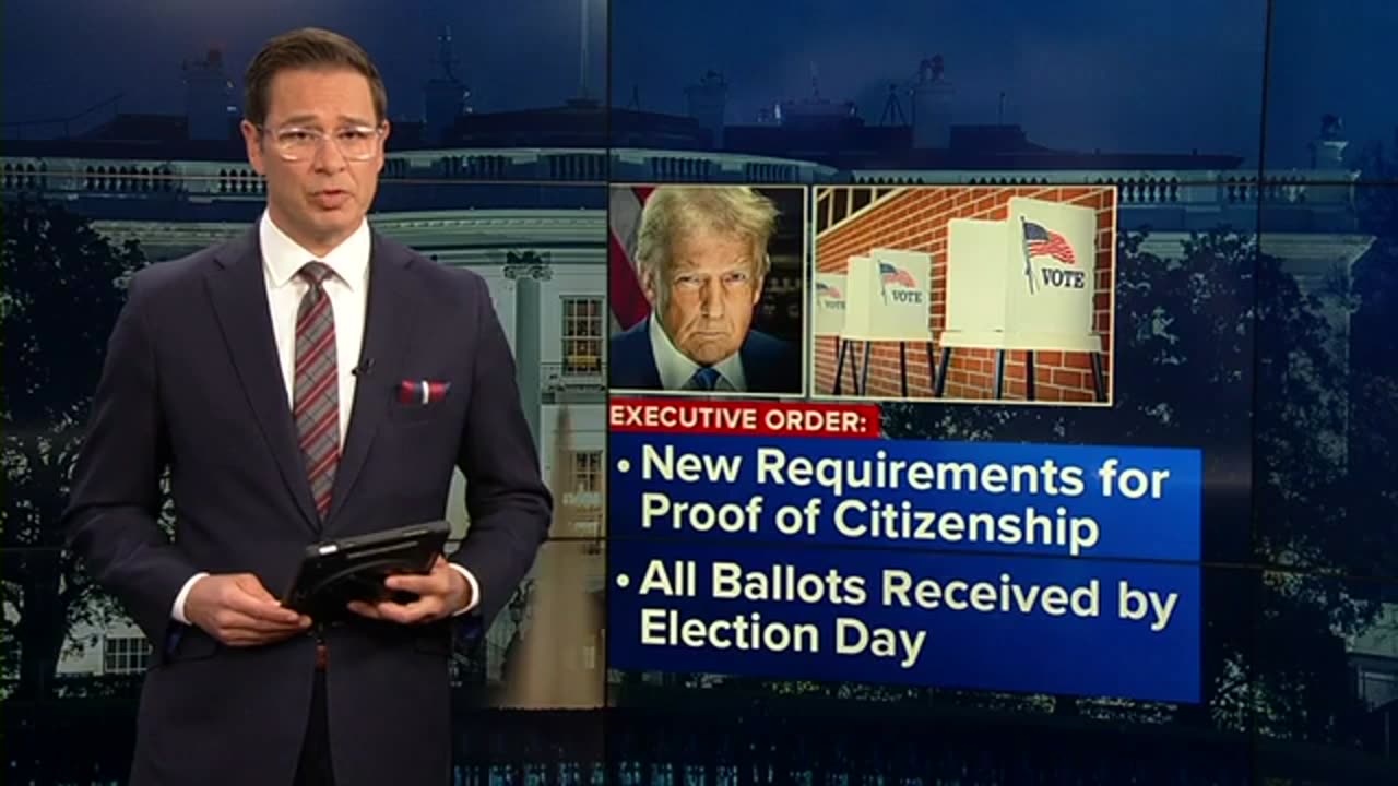 Trump signs sweeping action overhauling US elections, including requiring proof of citizenship