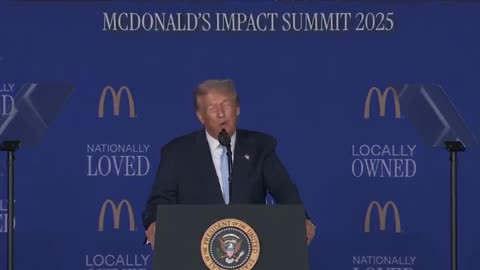 🍟POTUS' opening remarks at the McDonalds Impact Summit.