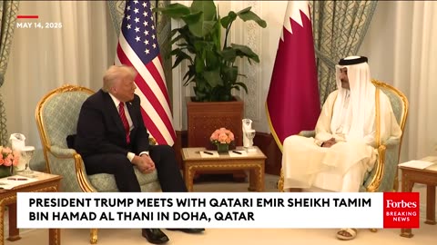 POTUS Meets with Sheikh Tamim bin Hamad Al Than in Qatar
