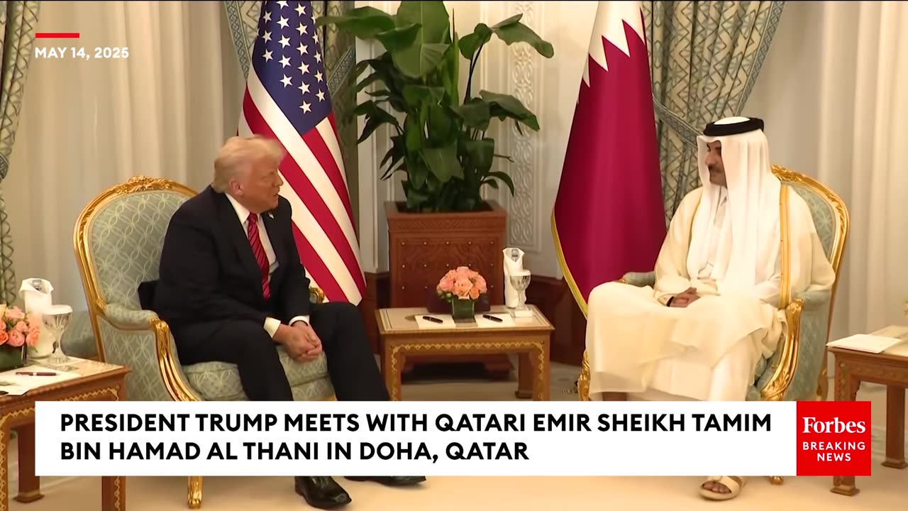 POTUS Meets with Sheikh Tamim bin Hamad Al Than in Qatar
