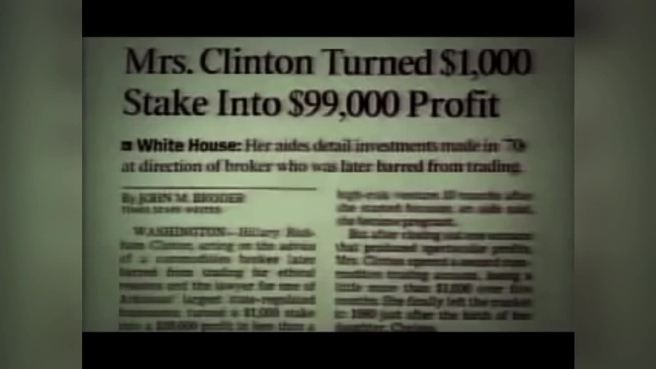 ITSN presents THE CLINTON CHRONICLES 6.5.25