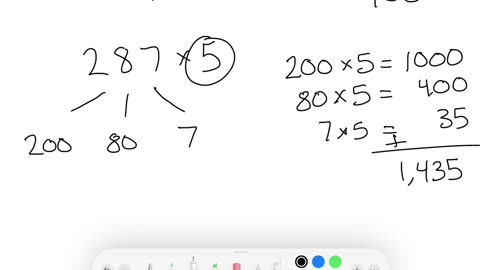 Multiplication in Parts