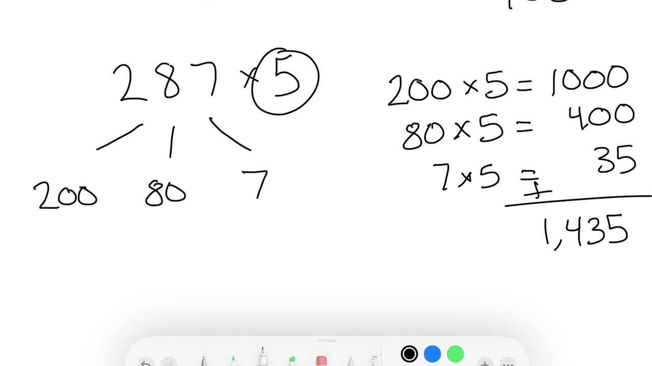 Multiplication in Parts