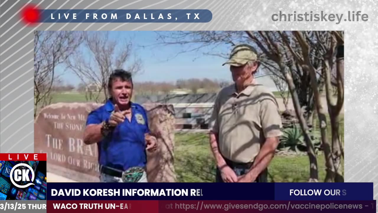 WAKE UP OR WACO?🔥 Christopher LIVE from Dallas, Tx to break down Events in WACO!