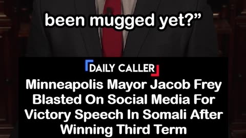Minneapolis Mayor Jacob Frey Somali Victory Speech