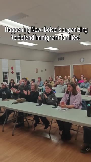 Liberal cult in Boise, Idaho learning an anti ICE chant