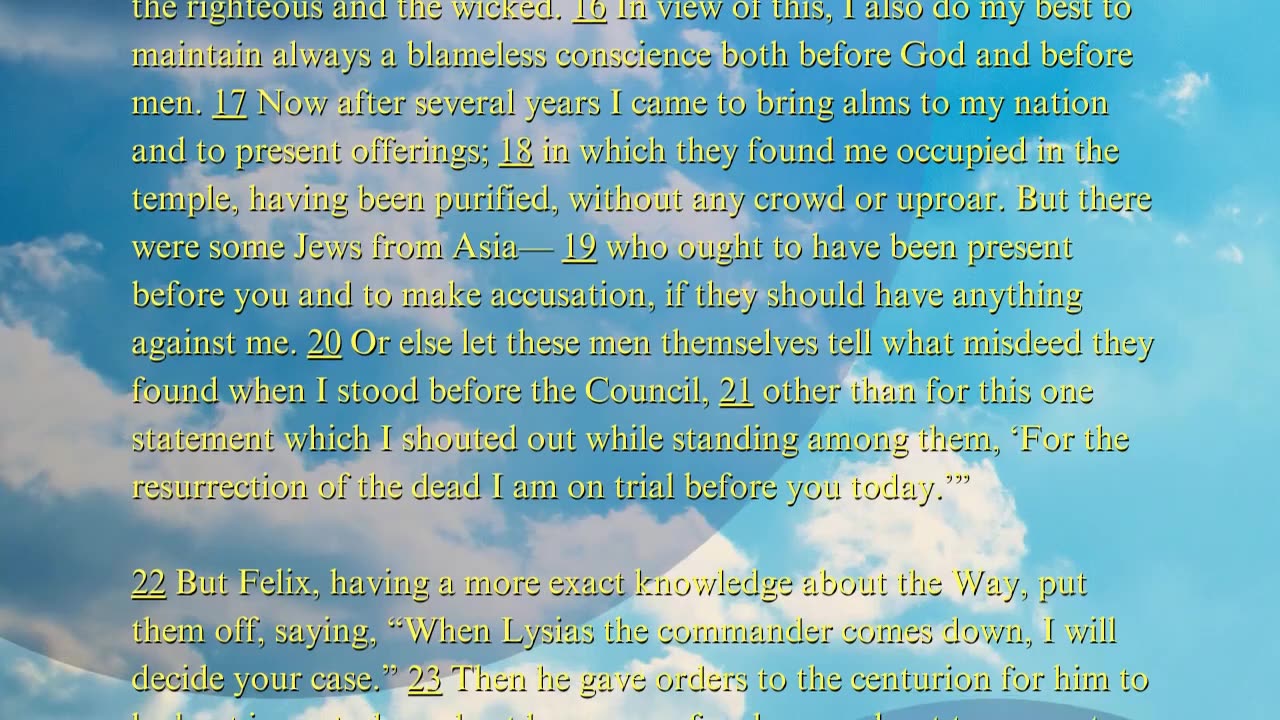 Christian Meme Video: Acts Chapters 24-25 (09/14/2025)