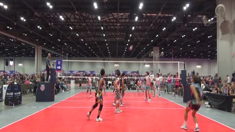2025 AAU Boys National Volleyball Championships Riptide vs SERV 18 Wolves