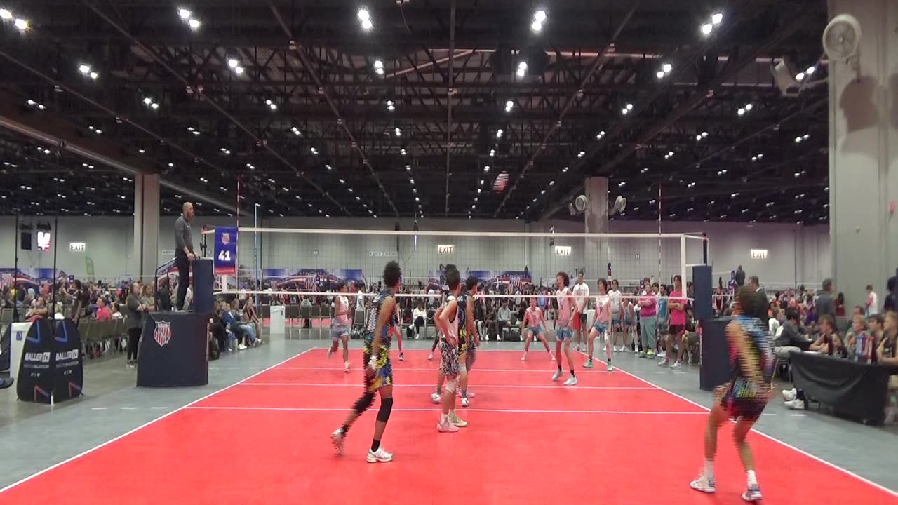 2025 AAU Boys National Volleyball Championships Riptide vs SERV 18 Wolves