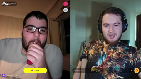 Arab White Guy on Monkey App - Borz Noxus Livestream