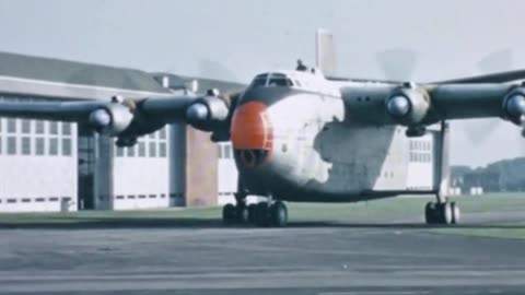 Armstrong Whitworth Argosy and Blackburn Beverley during the Weirdest Transport Competition in 1965