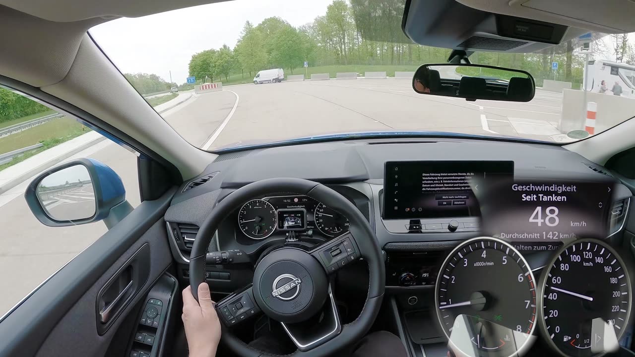 2025 Nissan Qashqai 1.3 DIG-T 140 PS | Autobahn Topspeed POV Drive No Speed Limit