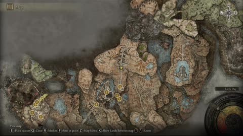 Elden Ring DLC | Map: Scadu Altus from Highroad Cross site of grace #eldenring #shadowoftheerdtree