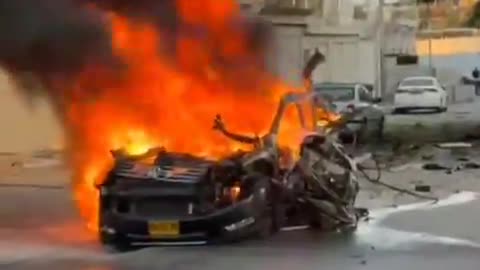 Car explosion