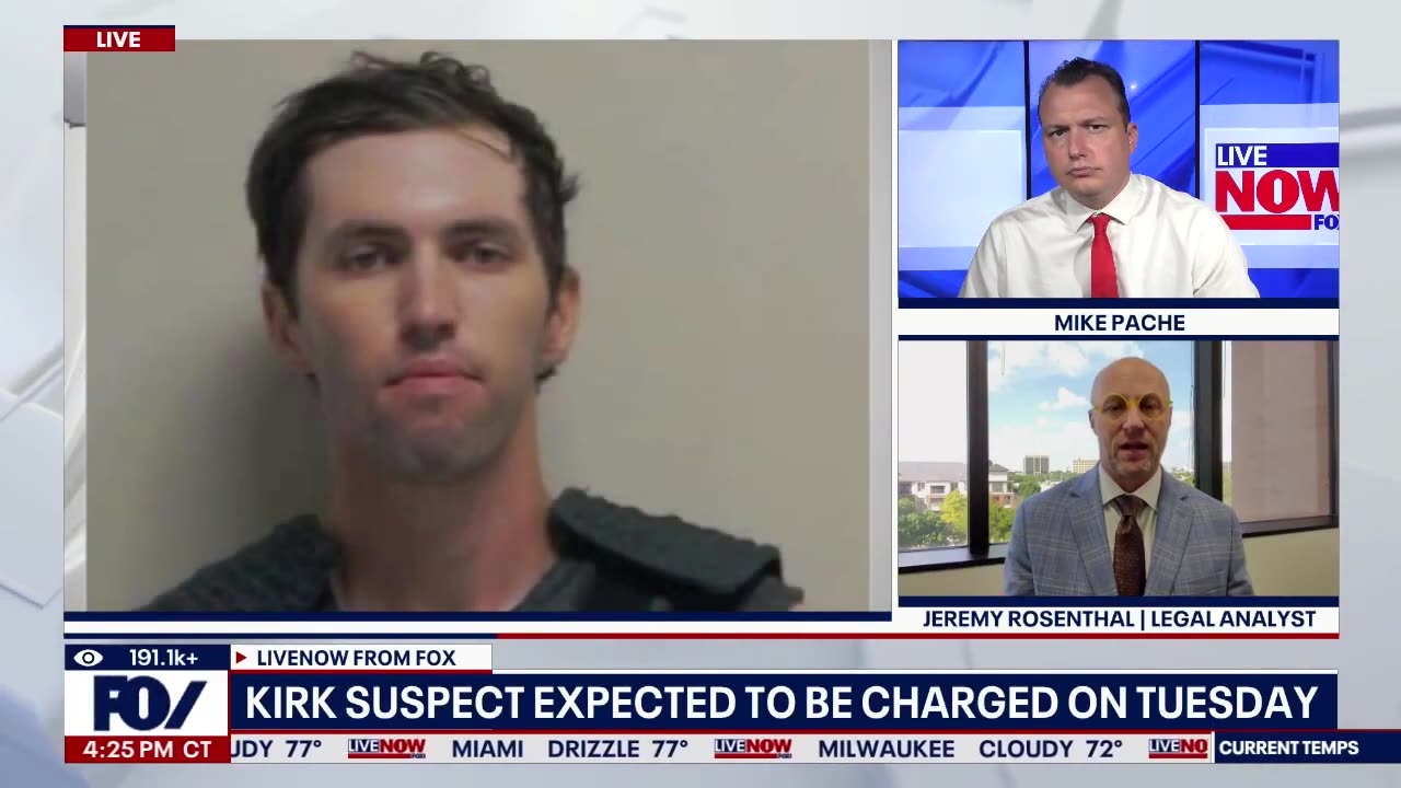 Charlie Kirk shooting suspect to be charged Tuesday, reports say - LiveNOW from FOX