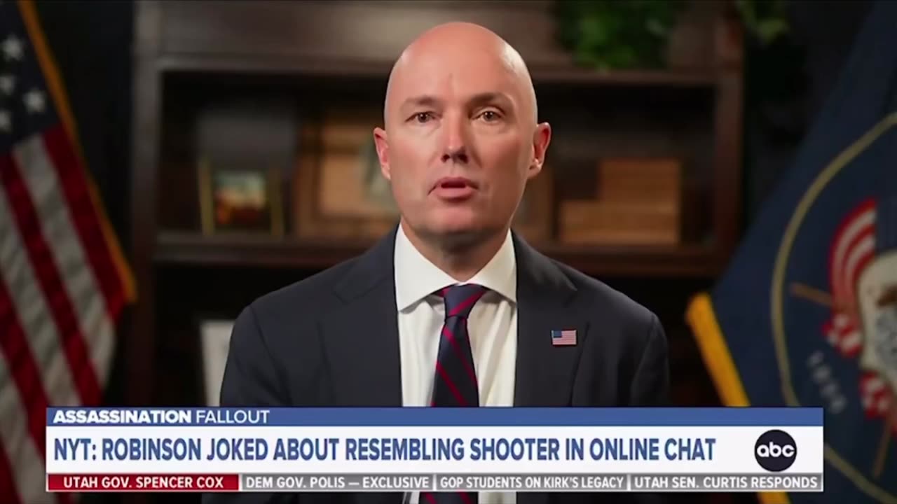 GOV. COX: “We can confirm that [Tyler Robinson’s] roommate was indeed a boyfriend,