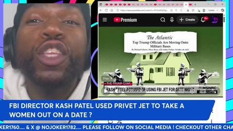 FBI DIRECTOR KASH PATEL used PRIVET JET to take a WOMEN OUT on a DATE ?