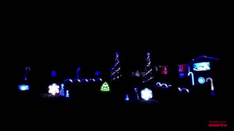 Christmas JOY House with Christmas Music