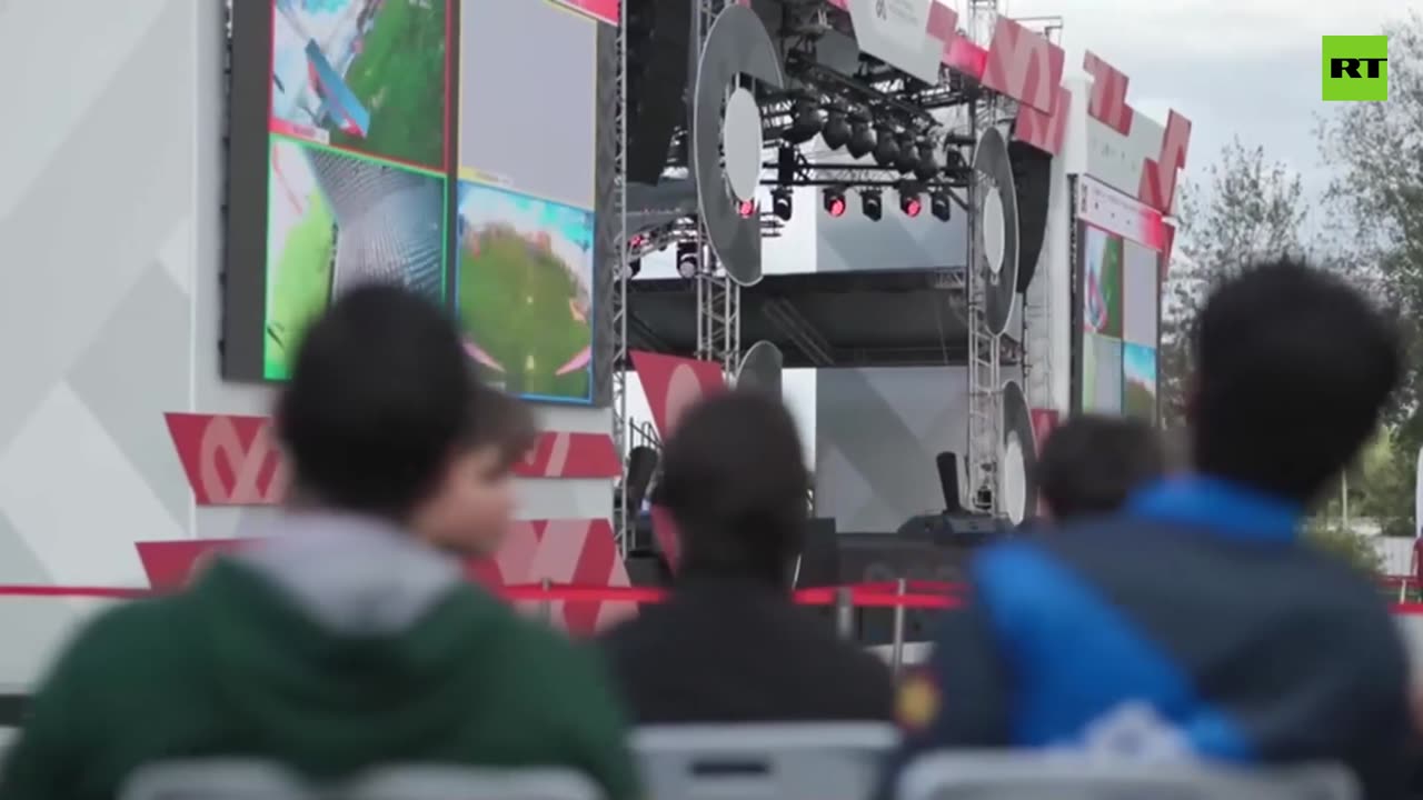 International Drone Racing Competition in Moscow