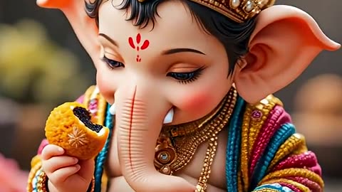 #CuteGaneshWithMother#