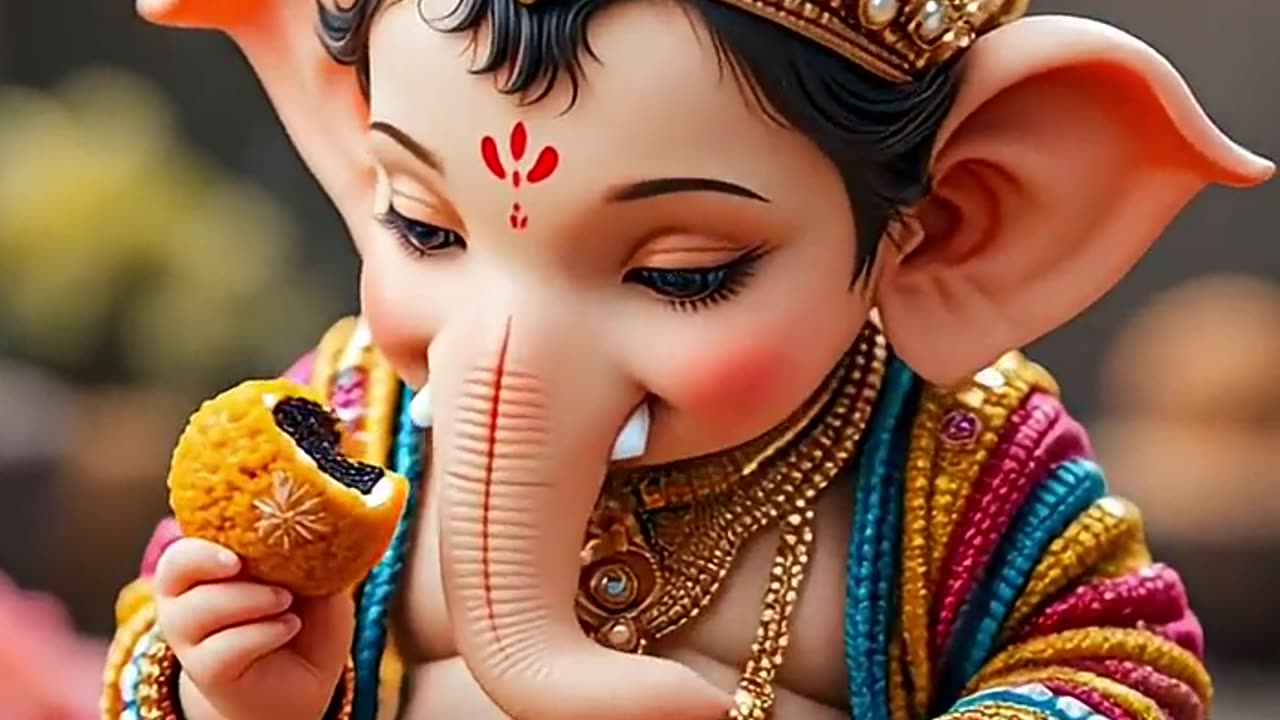 #CuteGaneshWithMother#