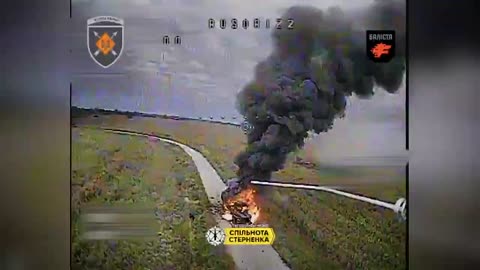 Russian Military Convoy Moving Through Kursk Oblast Comes Under Attack