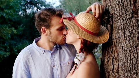 Couple, lovers, kiss